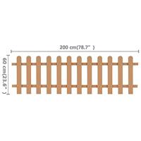 HKC Hek 200x60 cm van hout-kunststof-composiet - thumbnail
