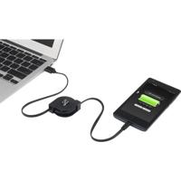 Renkforce RF-4352332 USB-kabel USB 2.0 USB-A stekker, USB-micro-B stekker 0.80 m Zwart - thumbnail
