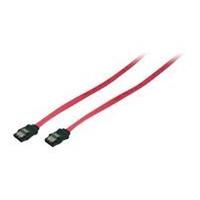 LogiLink CS0009 SATA-kabel met 2 x stekker, 0,3 m, rood - thumbnail