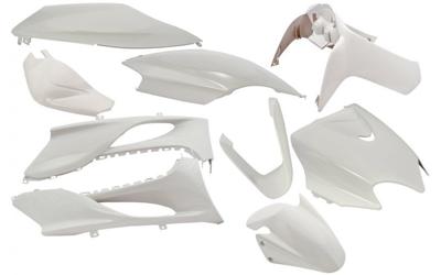 Edge Plaatset 9-delig voor yamaha jog r/ mbk machg - metallic wit