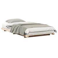 Bedframe Bruin 90 x 210 cm Massief grenenhout - thumbnail