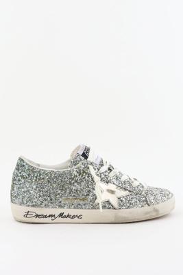 Golden Goose sneakers Superstar GWF00101.F008056.65224 platinum/green Golden Goose sneakers Superstar GWF00101.F008056.65224 platinum/green