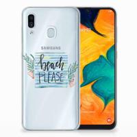 Samsung Galaxy A30 Telefoonhoesje met Naam Boho Beach - thumbnail
