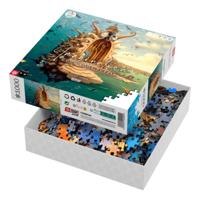 Fantasie puzzel: Jacek Yerka haven / haven 1000 elementen - thumbnail
