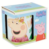 Mok Peppa Pig Having fun Keramisch Licht Roze (350 ml) - thumbnail