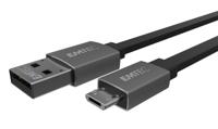 Emtec ECCHAT700MB USB-A/Micro-USB-kabel, collectie T700, voor smartphone en tablet, 120 cm platte kabel - thumbnail
