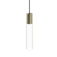 Lyora Glazen hanglampCylinder goud - 7867 - thumbnail