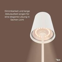 SLV Buiten tafellampVinolina Two wit - oplaadbaar - 1007692 - thumbnail