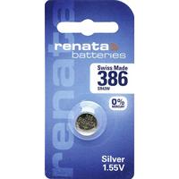 Renata Knoopcel 386 1.55 V 1 stuk(s) 130 mAh Zilveroxide SR43 - thumbnail