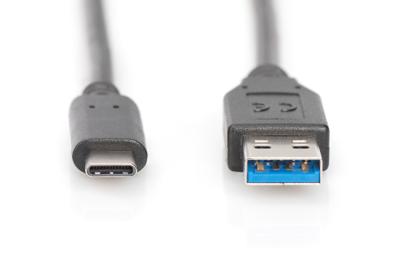 Digitus 1m, USB3.0-C/USB3.0-A 1m USB C USB A Zwart Digitus 1m, USB3.0-C/USB3.0-A 1m USB C USB A Zwart