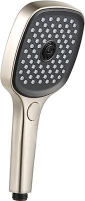 Ben Beam handdouche vierkant 12cm met 3 straalsoorten RVS-look Ben Beam handdouche vierkant 12cm met 3 straalsoorten RVS-look