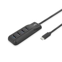 ACT interface hub USB 3.2 Gen 1 (3.1 Gen 1) Type-C 5000 Mbit/s Zwart - thumbnail