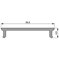 Deko Light 983041 P-01-20 Afdekking Kunststof (b x h x d) 24.50 x 4.50 x 2000 mm 2 m - thumbnail