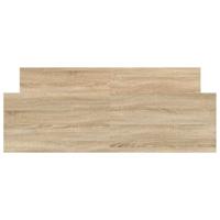 Bedframe met hoofd- en voeteneinde sonoma eikenkleur 140x200 cm - thumbnail