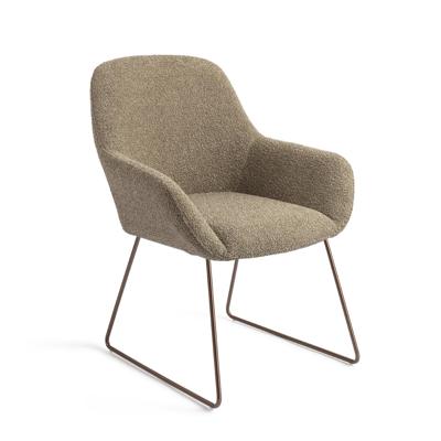 Jesper Home Eetkamerstoel 'Kushi' Slide Rose, kleur Moss Meadow