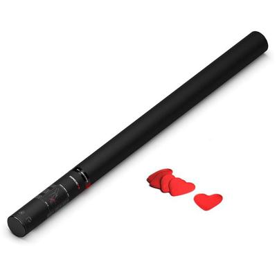 MagicFX Handheld Confetti hartjes Cannon 80cm rood