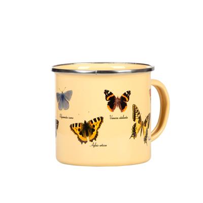 Esschert Design Emaille mok vlinders