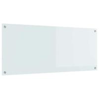 VidaXL Keuken spatscherm wit 120 x 50 cm gehard glas - thumbnail