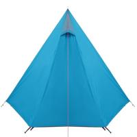 Tent 3-persoons 465x220x170 cm 185T taft blauw - thumbnail