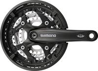 Shimano Crankstel 3 x 10 speed trekking fc-t521 met 175mm crankarm 48-36-26t octalink - zwart - thumbnail