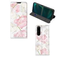 Sony Xperia 5 III Smart Cover Lovely Flowers - thumbnail
