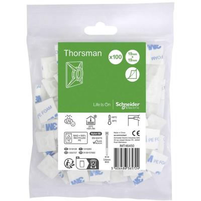 Schneider Electric Zelfklevende sokkel voor kabelbinders max. 3,6mm breedte VPE: 100 stuks helder Inhoud: 100 stuk(s)