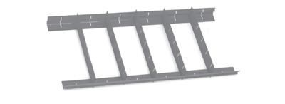 Beta Lengte vakverdeling voor standaard lade 588x367 mm 8889P2/7 - 088890107