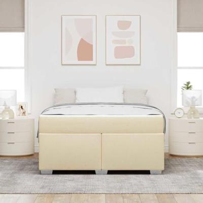 Bedframe Anders Crème 140 x 200 cm Stof