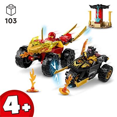 Lego Ninjago 71789 Kai en Ras Duel Tussen Auto en Motor Lego Ninjago 71789 Kai en Ras Duel Tussen Auto en Motor