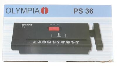 Olympia PS 36 Papierversnipperaar 6 vellen Strip cut 6 mm P-2 7 l