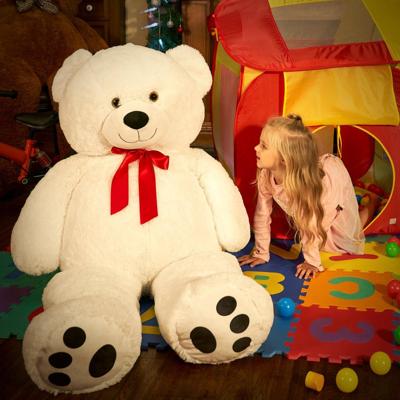Monzana Knuffelbeer - Pluche - 120cm - Wit Monzana Knuffelbeer - Pluche - 120cm - Wit