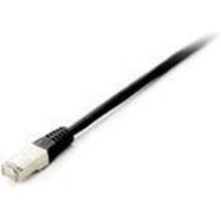 Equip 605590 RJ45 Netwerkkabel, patchkabel CAT 6 S/FTP 1.00 m Zwart Vergulde steekcontacten 1 stuk(s) - thumbnail