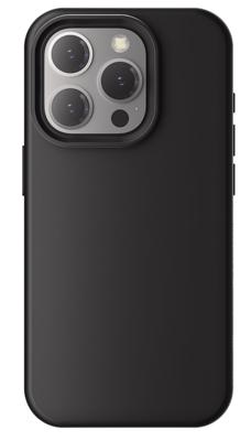 4Smarts Silicone Case Cupertino Backcover Apple iPhone 16 Pro Zwart Inductieve lading 4Smarts Silicone Case Cupertino Backcover Apple iPhone 16 Pro Zwart Inductieve lading