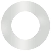 VidaXL Geschikt voor platte boomring zilver ø40 / 70 cm - thumbnail