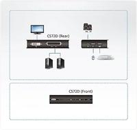 ATEN CS72D-AT KVM-switch DVI 1920 x 1200 Pixel - thumbnail