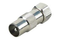 Schwaiger UEST9310531 F-Coax-adapter Aansluitingen: F-stekker, Coax-stekker IEC 1 stuk(s) - thumbnail