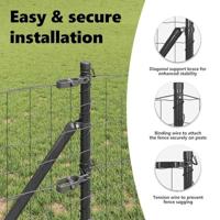 VidaXL Hek met paal grijs 0,6 x 25 m staal en pvc - thumbnail