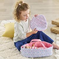 Babypop accessoires - COROLLE - Bloemenwieg - voor babypop van 30 cm - vanaf 18 maanden - thumbnail