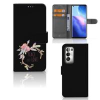 OPPO Find X3 Neo 5G Leuk Hoesje Boho Text - thumbnail