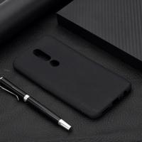 Voor OPPO F11 Pro Candy Color TPU case (zwart) - thumbnail