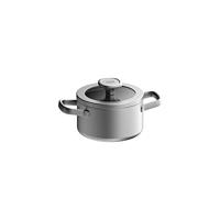 BergHOFF Leo kookpan met deksel RVS 16x8,5cm Pan - thumbnail