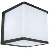 Vierkante lamp buitenlamp zwart &apos;Doblo&apos; led lamp helder wit 19w 15 cm - thumbnail