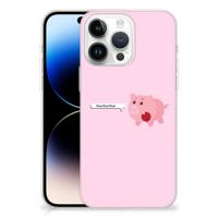iPhone 14 Pro Max Telefoonhoesje met Naam Pig Mud - thumbnail