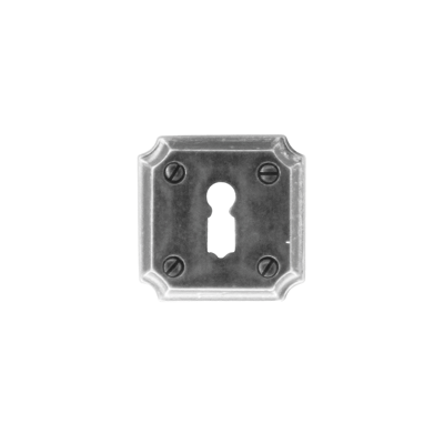 HDD Pro Sleutelplaatje Square Retro 50 Mm Old Silver HDD Pro Sleutelplaatje Square Retro 50 Mm Old Silver