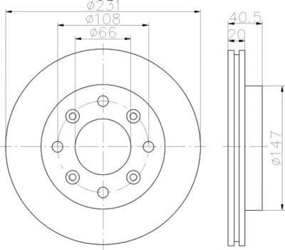 Remschijf 92158900 Remschijf 92158900