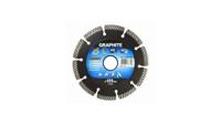 Graphite 57h868 diamantschijf 230x22x8,0x2,5mm, segment type x, gelaserd, harde materialen mpa en13236 - thumbnail