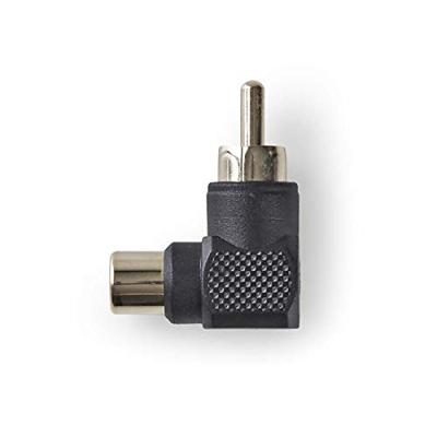 Nedis audioadapter mono op 90° hoek Cinch stekker -