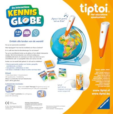 Ravensburger Tiptoi uitbreiding De interactieve kennis globe - thumbnail