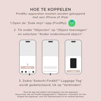 Satechi FindAll vegan-lederen baggage tag met FindMy - Desert Rose - thumbnail