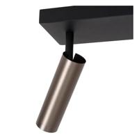 Lucide GRADO - Plafondspot - 2xGU10 (MR11) - Grijs ijzer - thumbnail